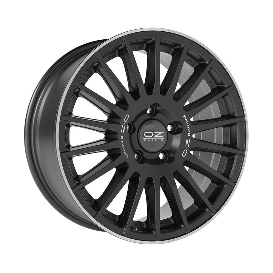 OZ Racing Rally Desert Matt Black Silver Let. Diamond Lip 8x18 6x139.7 ET45 CB95,1 60° 1300 kg W01C730557L