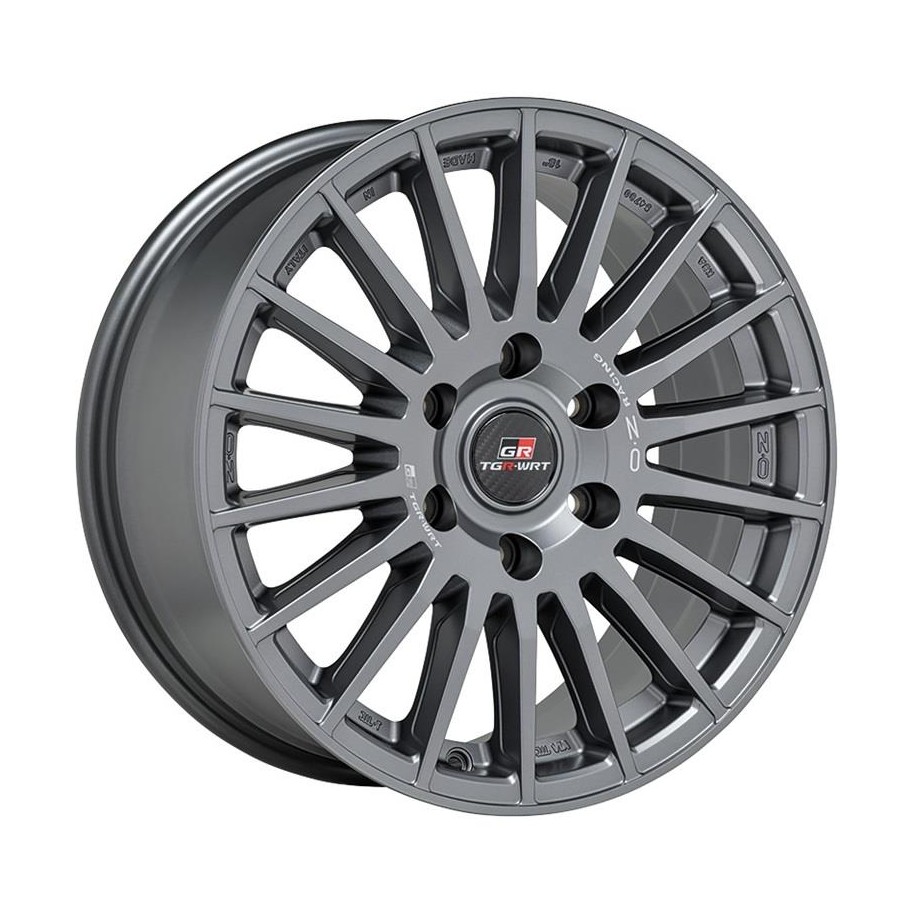 OZ Racing Rally Desert TGR-WRT Matt Graphite + Silver Lettering 8x18 6x139.7 ET50 CB95,1 60° 1300 kg W01C73054TGRRM