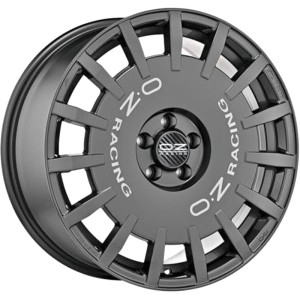 OZ Racing Rally Racing Dark Graphite Silver Lettering 8x18 5x108 ET45 CB75,0 60° 650 kg W01A12202T9