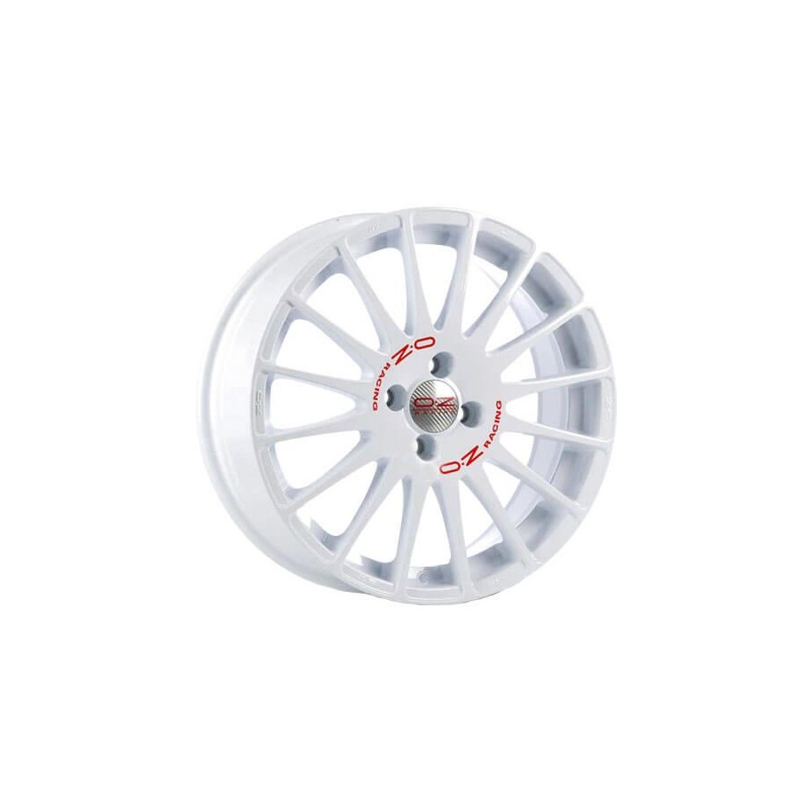 OZ Racing Superturismo WRC Race White Red Lettering 7x16 4x108 ET25 CB65,1 60° 635 kg W01895051W33
