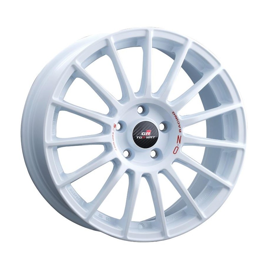 OZ Racing Superturismo TGR-WRT Race White + Red Lettering 8x18 5x114.3 ET45 CB75,0 60° 680 kg W01854207TGRRN