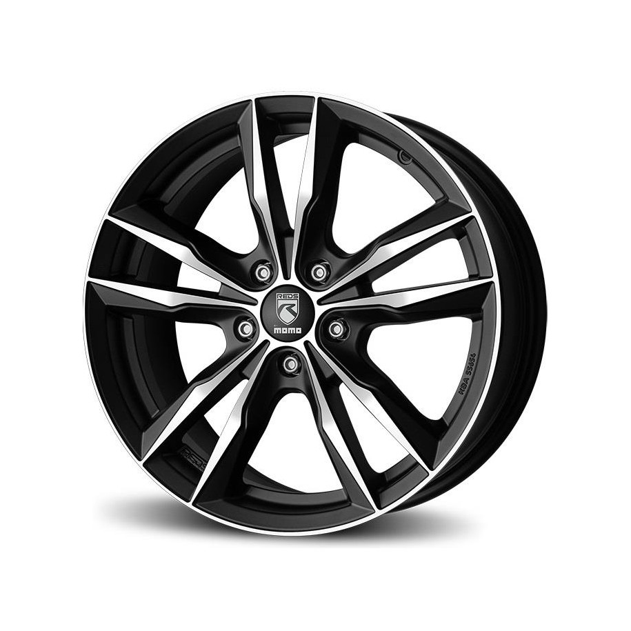 Reds Fast Matt Black polished 6,5x16 5x114.3 ET40 CB72,3 60° 620 kg WFAE65640514E