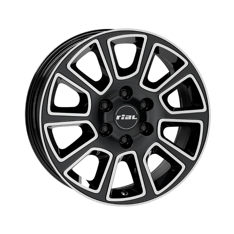 Rial Transporter 2 diamond-black frontpolished 7x17 6x130 ET50 CB84,1 R14 1215 kg TP2-70750M93-1
