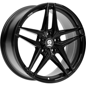 Sparco Record Gloss Black 8,5x19 5x120 ET29 CB72,6 60° 660 kg W29097001C5