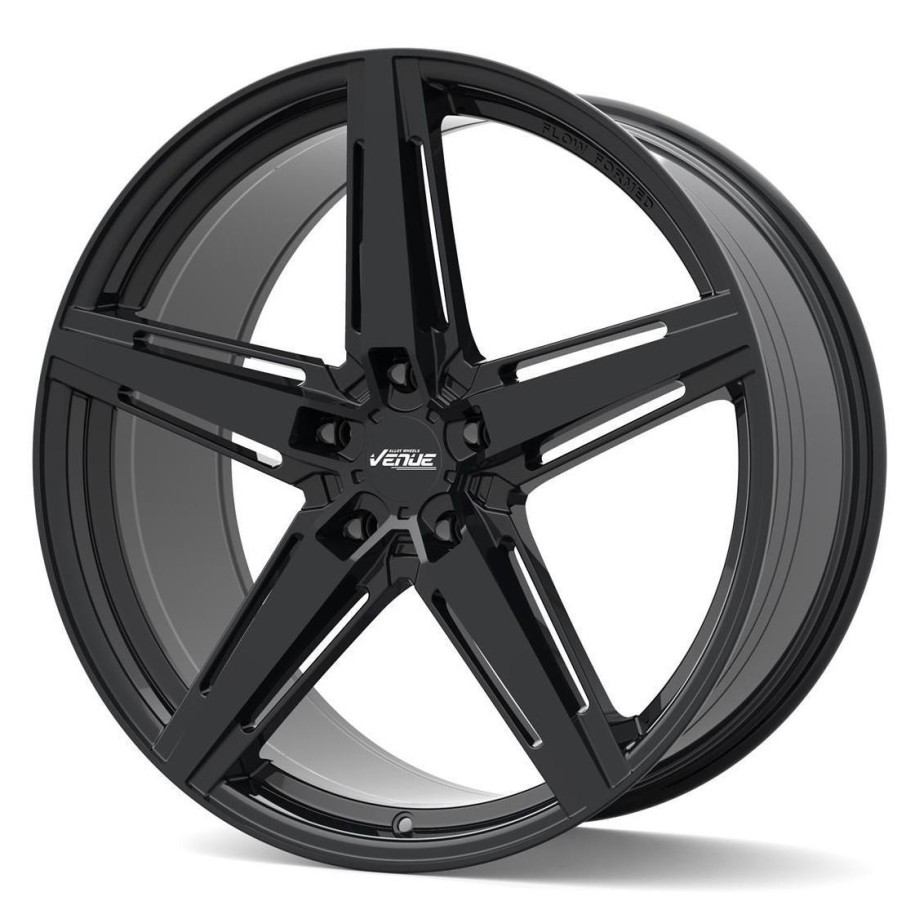 Venue Nord5 Gloss Black 9x20 5x112 ET35 CB66.6 60° 800 kg VN5920511235666GBL