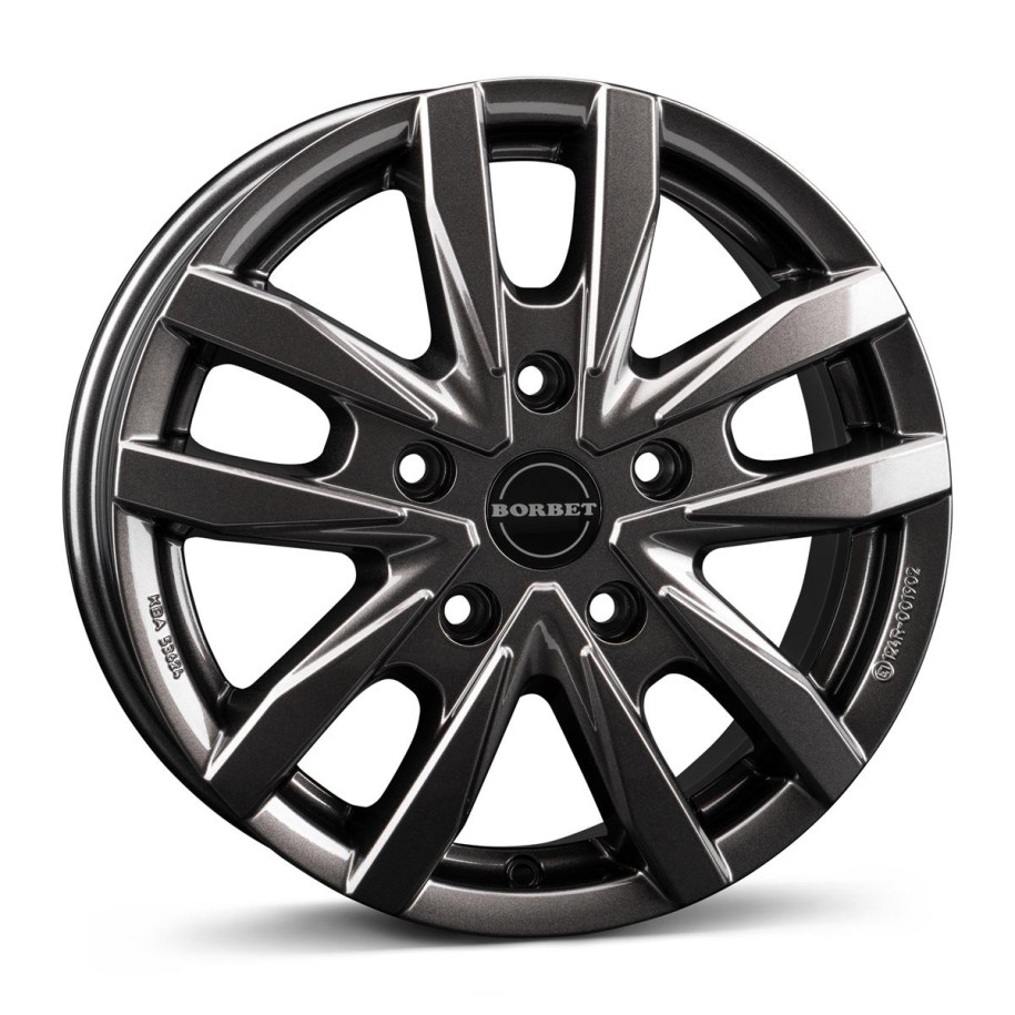 Borbet CW5 mistral anthracite glossy 6x16 5x118 ET68 CB71,1 60° 1350 kg 497705