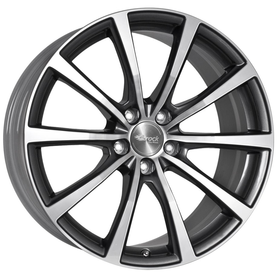 Brock B32 Himalaya Grey Voll-Poliert (HGVP) 8,5x20 5x114.3 ET35 CB64,1 60° 750 kg 331596
