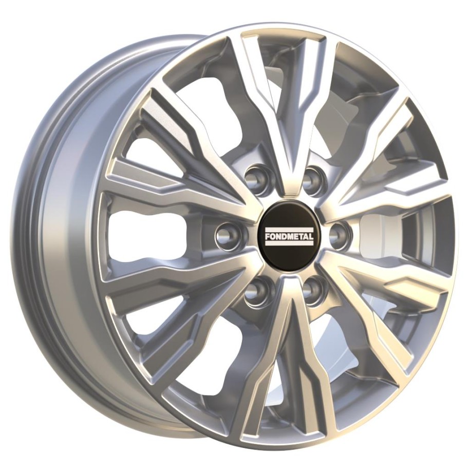 Fondmetal PRO2 Glossy Silver 7x17 6x120 ET48 CB74,5 60° 1250 kg RF19902