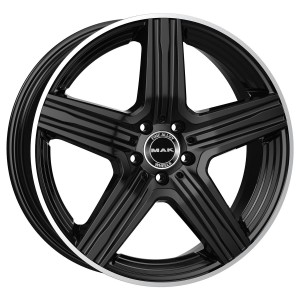 MAK Lewis-D Gloss Black Mirror Ring 11x21 5x112 ET49 CB66,6 (Long Bolt) R14 1050 kg F1121EDGL49WS4Y
