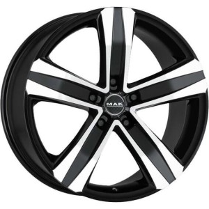 MAK Stone 5 Black Mirror 6,5x16 5x114.3 ET45 CB66.1 60° 1350 kg F65605TBM45FN2Y