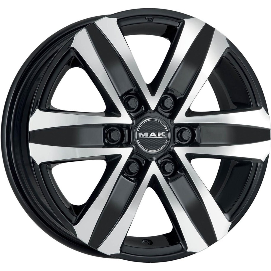 MAK Stone 6 Black Mirror 8,5x20 6x139.7 ET20 CB106,1 Flat 1215 kg F85206TBM20VH2X