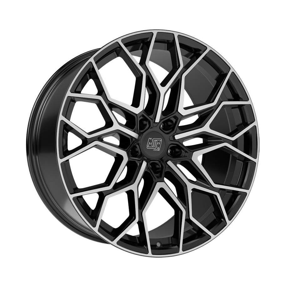 MSW 51 Gloss Black Full Polished 9,5x22 5x120 ET42 CB72,6 60° 1020 kg W1943800556