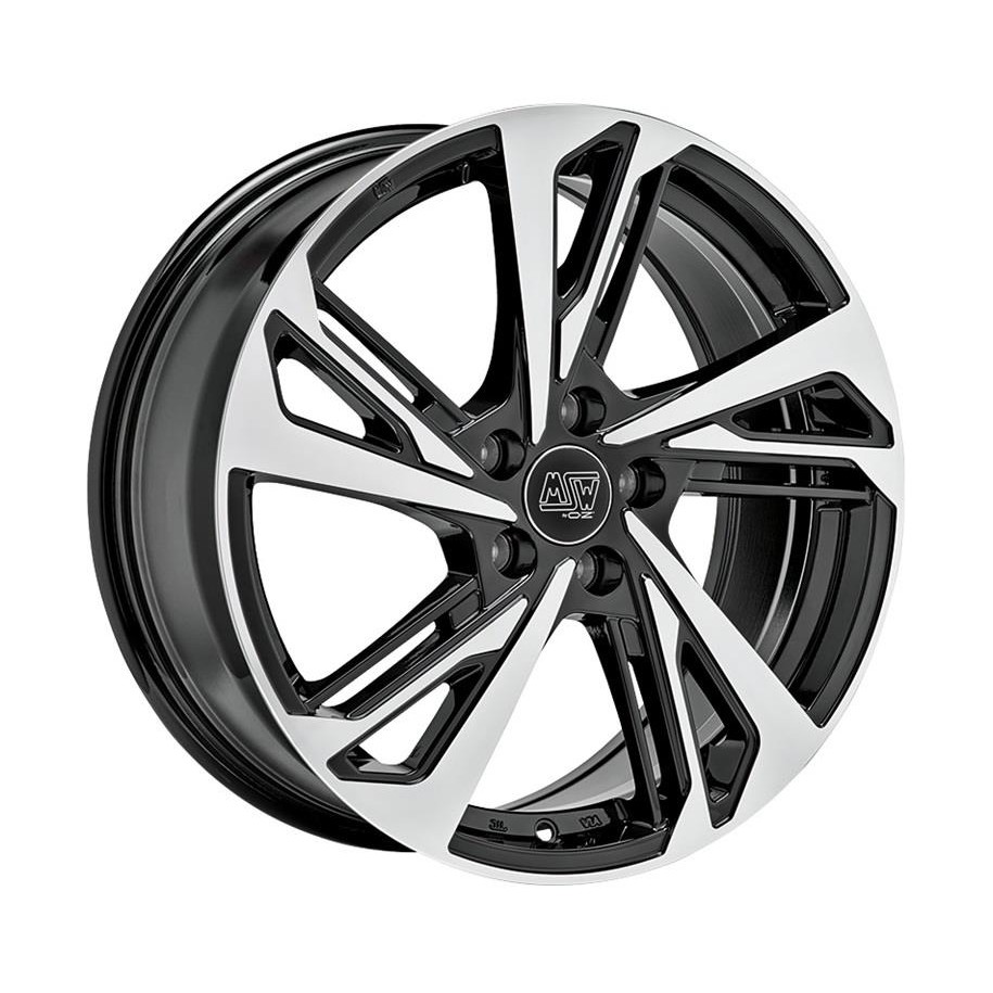 MSW 60 Gloss Black Full Polished 8x18 5x112 ET40 CB66,6 R13 725 kg W19455003E56