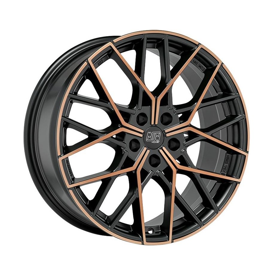 MSW 74 Matt Black Copper Fp 8,5x20 5x112 ET40 CB73,1 60° 950 kg W19363504TCAC