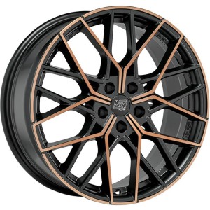 MSW 74 Matt Black Copper Fp 8x19 5x112 ET45 CB73.1 60° 745 kg W19351503TCAC
