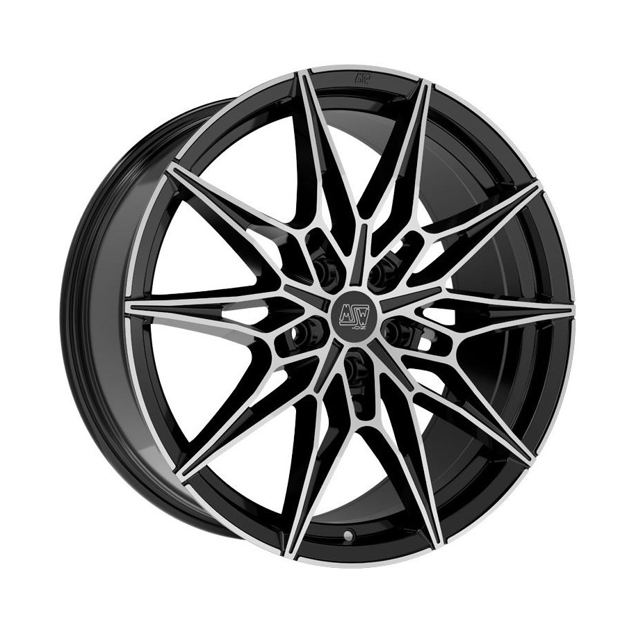 MSW 75 Gloss Black Full Polished 9x20 5x112 ET35 CB73,1 60° 890 kg W1946450056