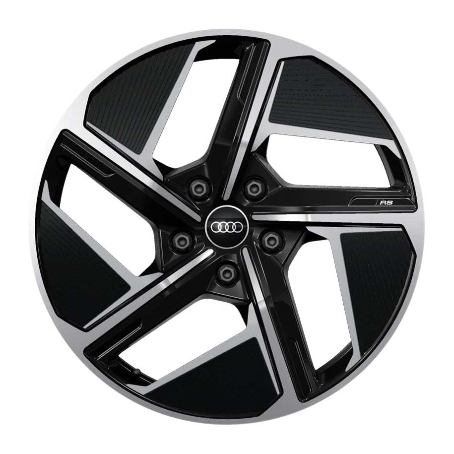 OE Audi 4J3071490BAX1 Matt Antharcite Polished 9x20 5x130 ET54 CB71,6 R12 4J3071490BAX1