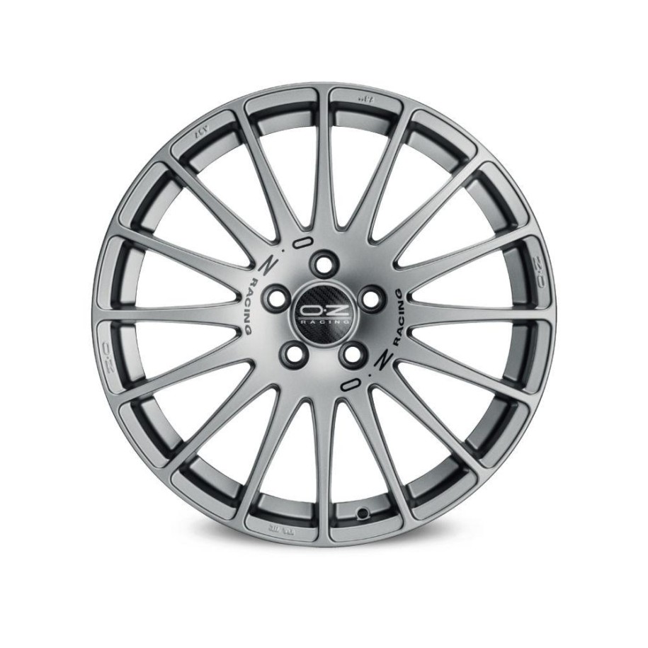 OZ Racing Superturismo GT Grigio Corsa Black Lettering 7,5x17 5x112 ET50 CB75,0 R12 700 kg W01681251P5