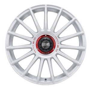 OZ Racing Superturismo Evoluzione WRC Race White Red Lettering 8x18 5x112 ET48 CB75,0 R12 790 kg W01854206EW33
