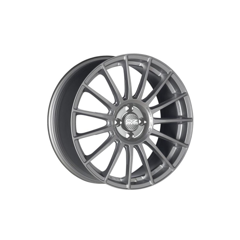 OZ Racing Superturismo LM Matt Race Silver Black Lettering 8,5x19 5x112 ET44 CB75,0 R12 690 kg W0185220919