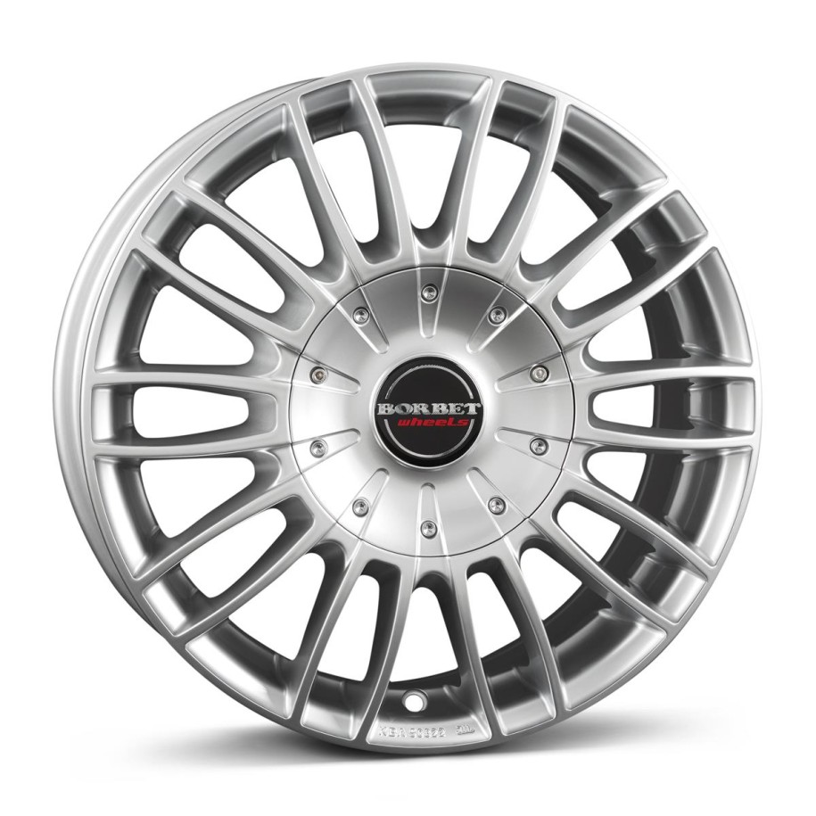 Borbet CW3 sterling silver 7,5x17 5x120 ET55 CB65.1 R14 1255 kg 222463