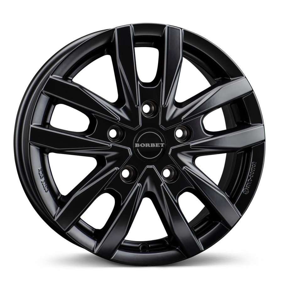 Borbet CW5 Black matt 6,5x16 5x160 ET60 CB65,1 60° 1200 kg 497840