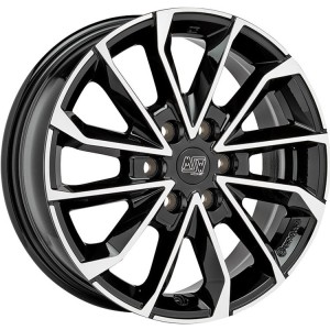 MSW 42 Van Gloss Black Full Polished 7,5x19 6x120 ET52,5 CB74,5 60° 1250 kg W19473001T56