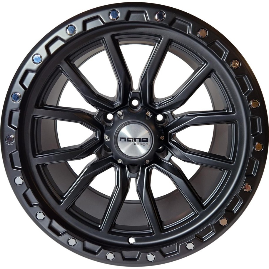 Nano Y0156 Full Matt Black 10x18 6x139.7 ET-18 CB110.1 60° 955 kg BKY0156MB-639-810-18