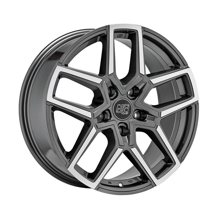 MSW 52 Gloss Gun Metal Full Polished 8,5x20 5x114.3 ET45 CB73,1 60° 1150 kg W19428504D7