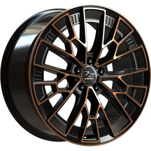 Fondmetal 1972 Black Clearcoat Matt Bronze Machined 11x21 5x112 ET39 CB66,6 60° 1050 kg RF19203