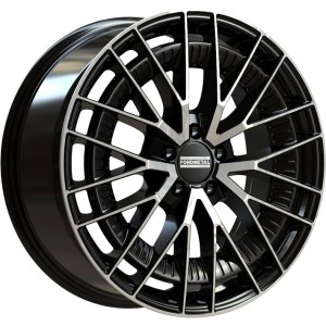 Fondmetal Kari Glossy Black Machined 9,5x20 5x112 ET43 CB66,6 (Long Bolt) R14 1000 kg RF19271