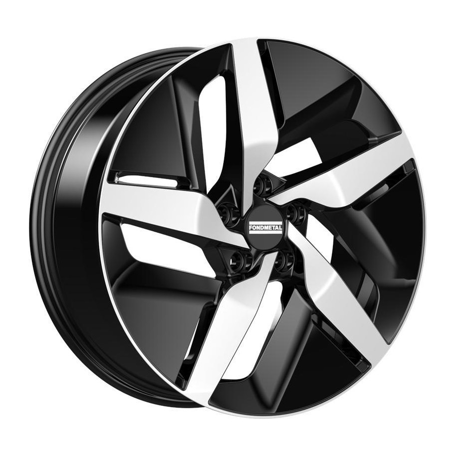 Fondmetal e-Joule Glossy Black Machined 9,5x19 5x114.3 ET45 CB64,1 60° 900 kg RF18614