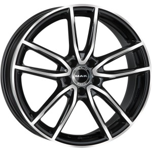 MAK Evo Black Mirror 9x21 5x112 ET45 CB66,6 (Long Bolt) R14 1020 kg F9021EVBM45WS3Y
