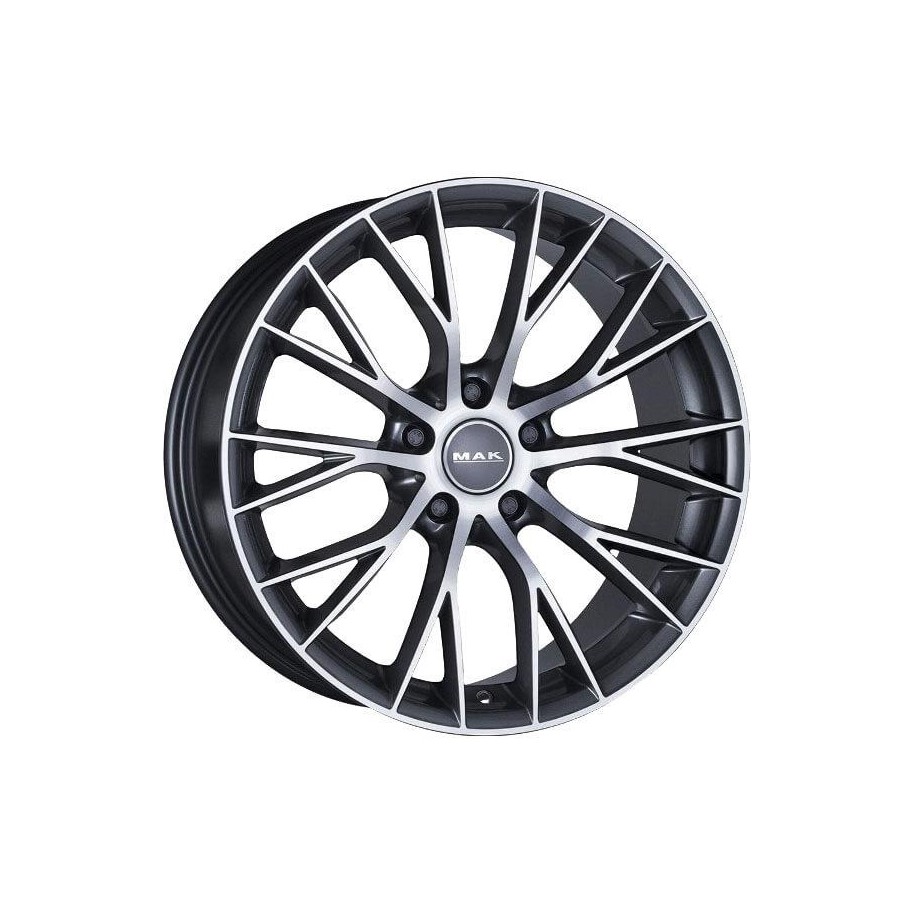 MAK Munchen Gun Met-Mirror Face 9x18 5x120 ET20 CB72,6 60° 705 kg F9080MUQM20NB