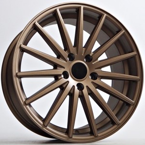 Ratlankis Sven 8,5X19 5X112 ET43 57,1 Satin Black + Machined Spoke