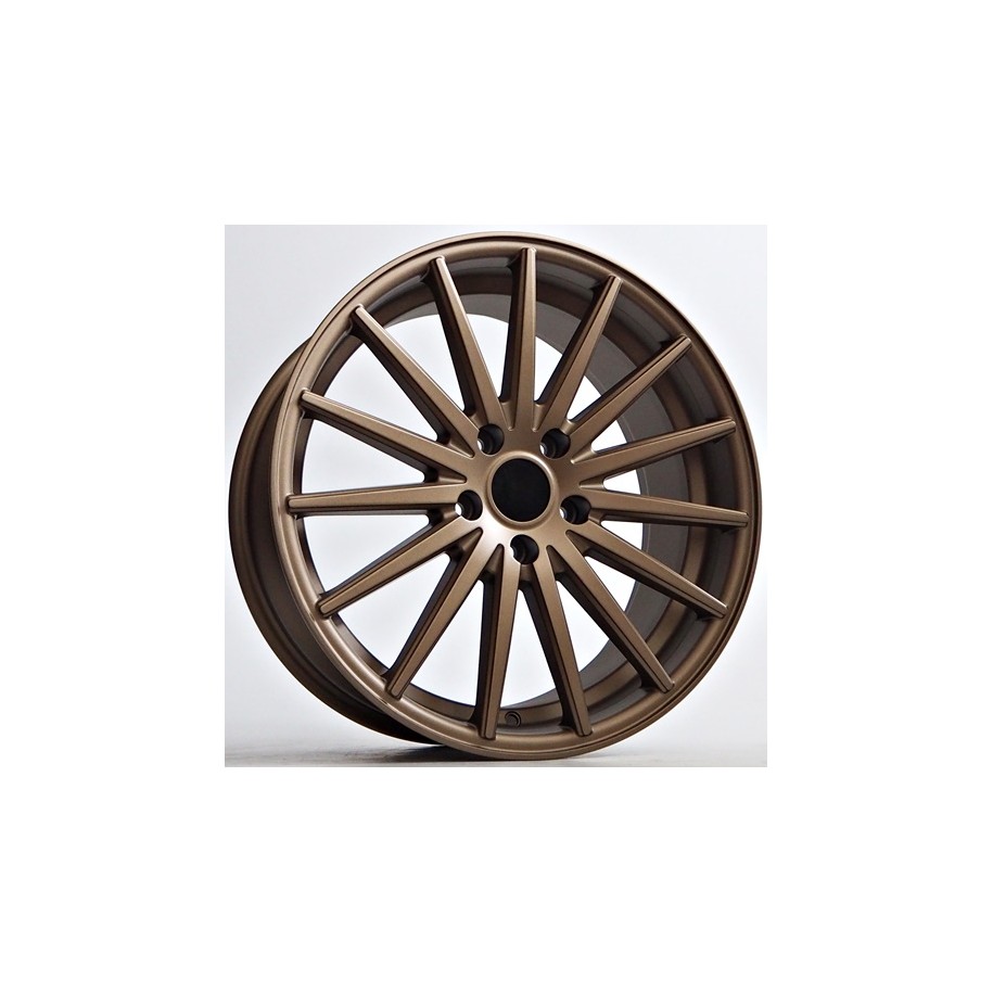 Ratlankis Sven 8,5X19 5X112 ET43 57,1 Satin Black + Machined Spoke