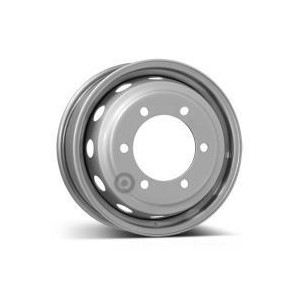 KFZ 6024 Silver 6x16 6x205 ET124 CB161,1 Flat 60° 1500 kg 6024