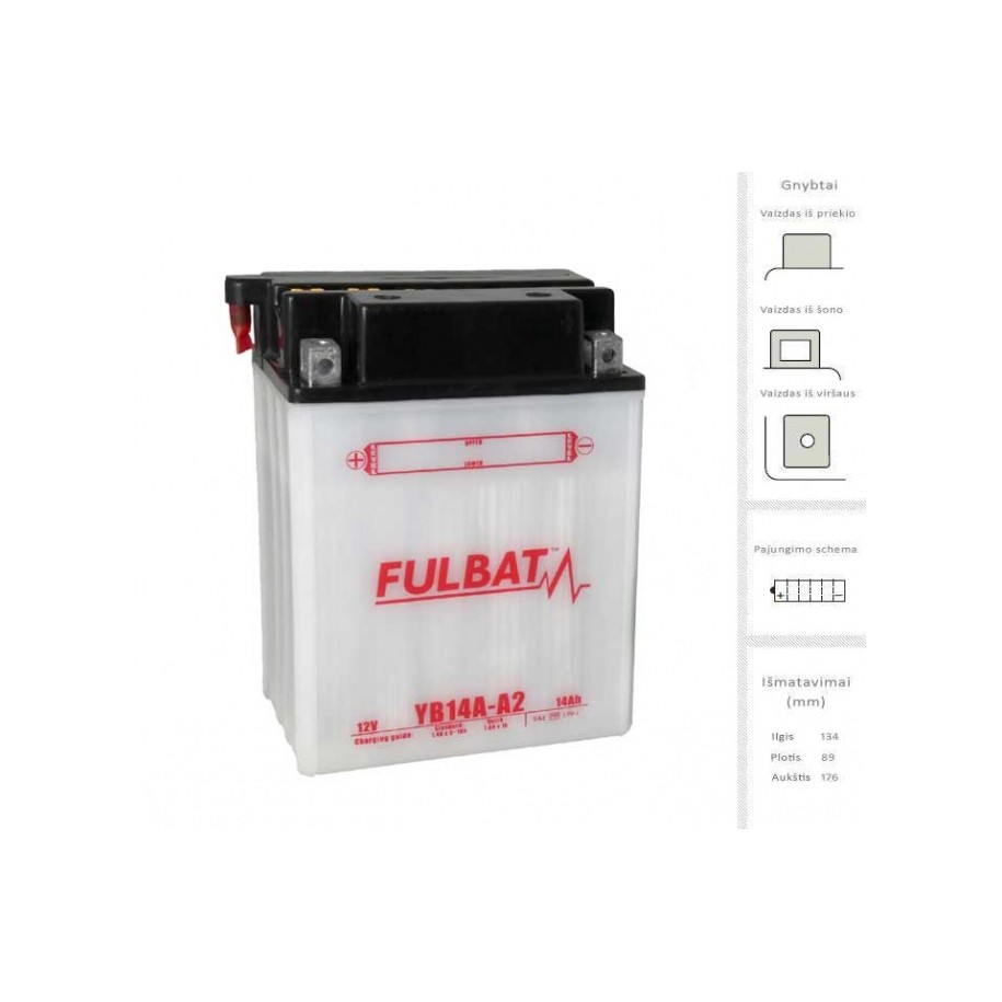 FULBAT 12V padangos