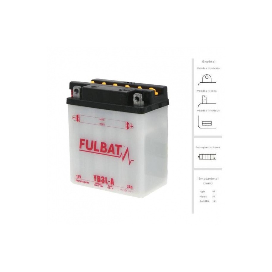 FULBAT 12V padangos