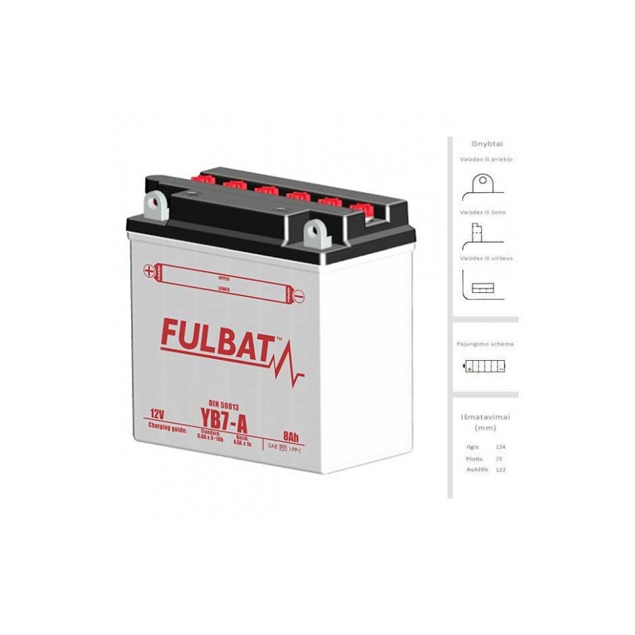 FULBAT 12V padangos