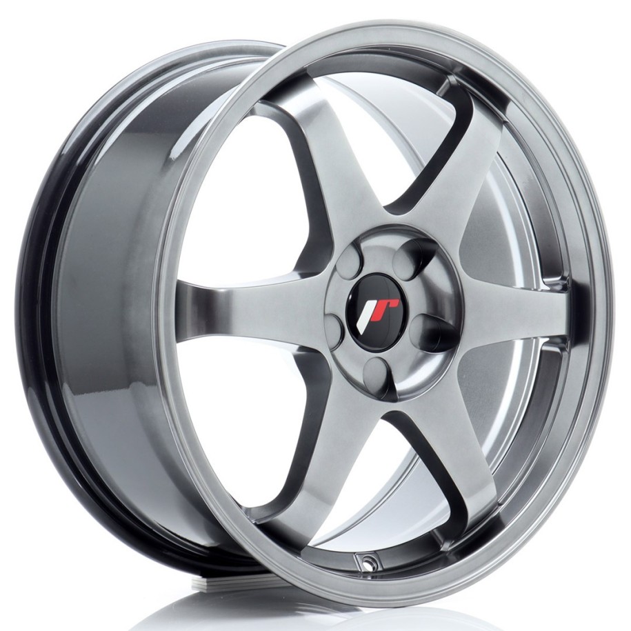 JR Wheels JR3 18x8 ET40 5x112 Hyper Black
