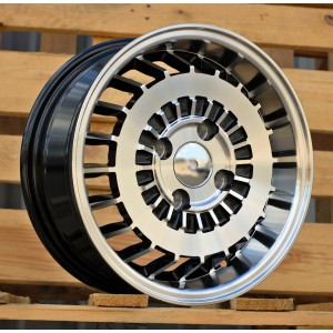 R13x5.5  4X100  ET  30  67.1  L1354  Black Polished (MB)  For RACIN  (R)