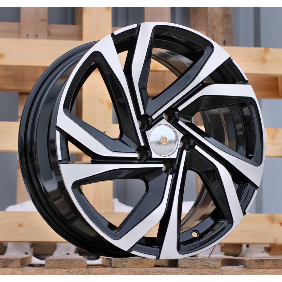 R14x6  4X100  ET  40  60.1  B5762  Black Polished (MB)  For RENAU  (R+D2)