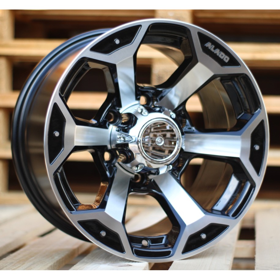 R15x10  6X139.7  ET  M44  110.1  BK321  Black Polished (MB)  For 4X4  (R)