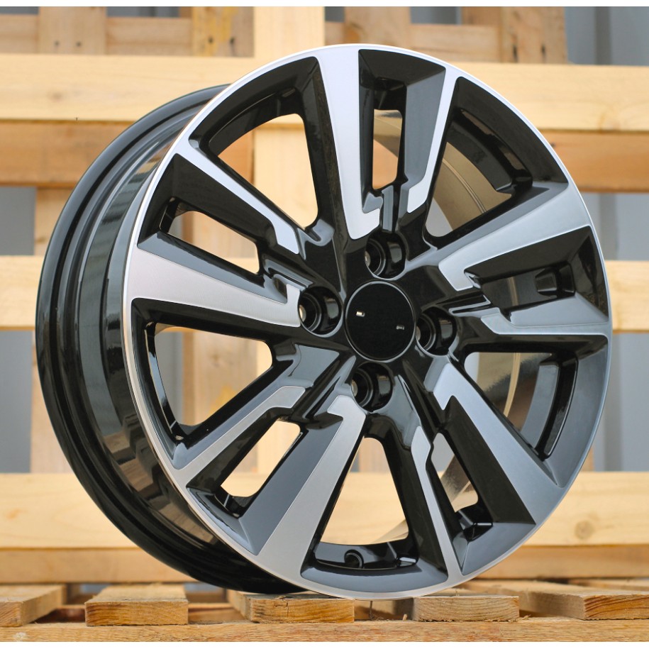 R15x6  4X100  ET  40  60.1  A5831  Black Polished (MB)  For NISS  (P)