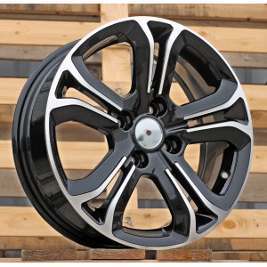 R15x6  4X108  ET  25  65.1  A5108  Black Polished (MB)  For CITRO  (P)