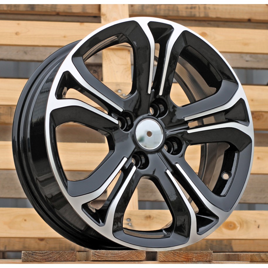 R15x6  4X108  ET  25  65.1  A5108  Black Polished (MB)  For CITRO  (P)