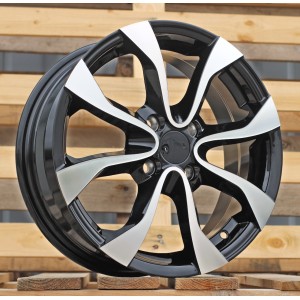 R15x6  4X100  ET  50  60.1  A415  (XFA10)  Black Polished (MB)  For NISS  (P1)