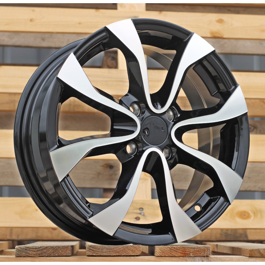 R15x6  4X100  ET  50  60.1  A415  (XFA10)  Black Polished (MB)  For NISS  (P1)