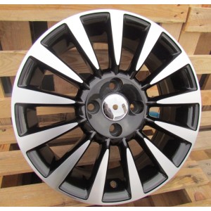 R15x6  4X98  ET  35  58.1  BK743  Black Polished (MB)  For FIAT  (R)